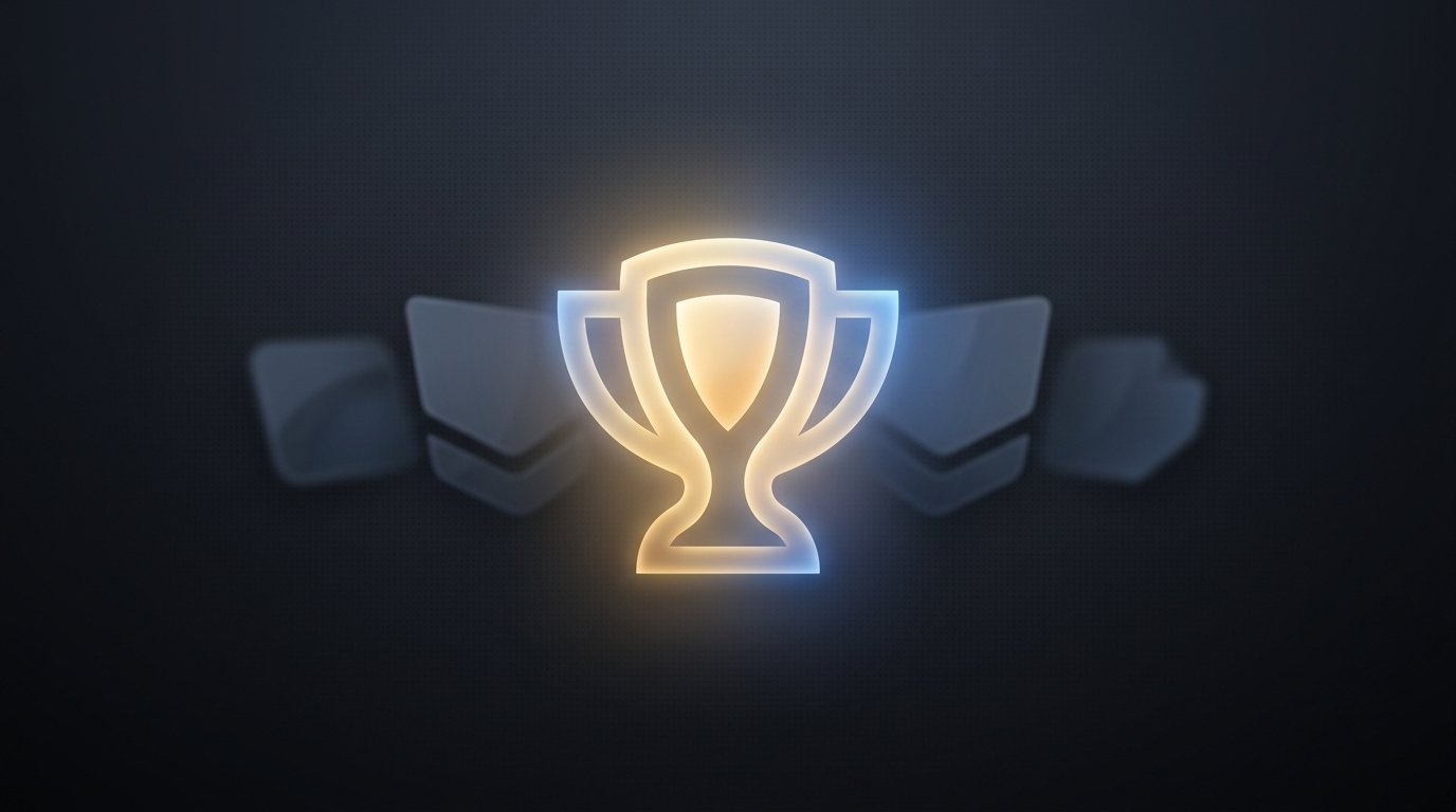 Abstract illustration representing a final summary and top recommendation among AI tools